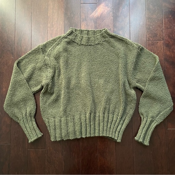 J. Crew Sweaters - J.CREW Women's Army/olive Green Sweater Size Large Long Sleeve
